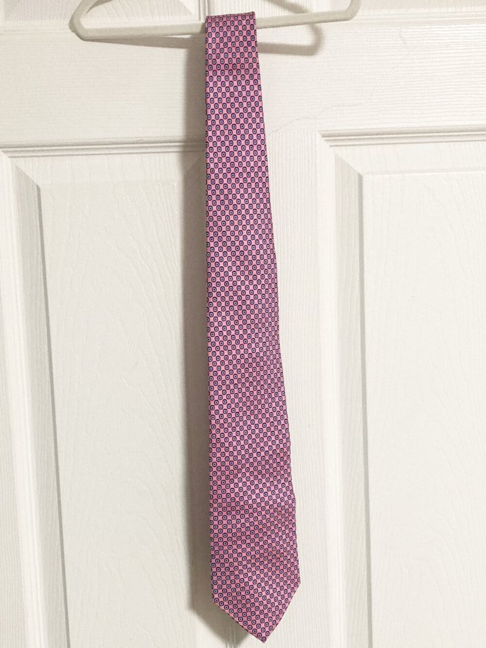 Brooks Brothers 100% Silk Neck Tie Printed in Italy Made in USA 60"